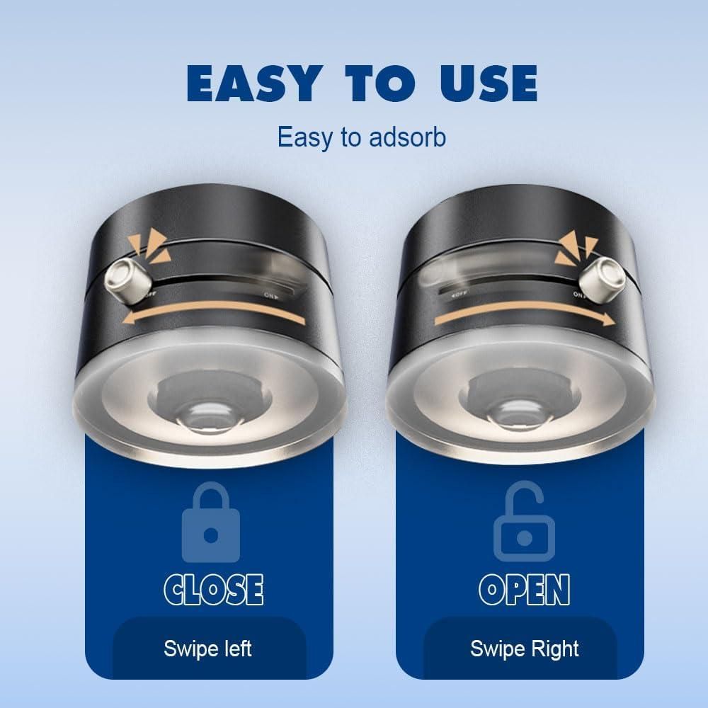 Magnetic Foldable Car Phone Holder – Hands-Free Suction Mount